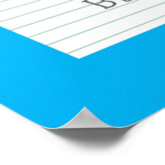 Poster van het Kartwork van December - Birthstone  (Hoek)