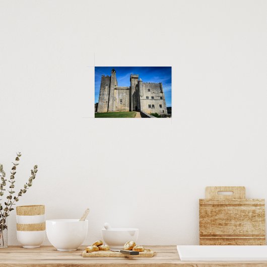 Poster van het kasteel van Beynac (Keuken)