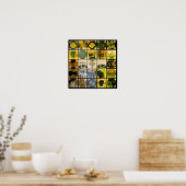 Poster van het klassenkunstproject van mevrouw Hes (Keuken)