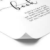 Poster van het kleine dapje Guest boek (Hoek)