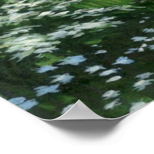 Poster van het land van de vuilweg (Hoek)