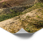 Poster van het Landschap Badlands met Citaat (Hoek)