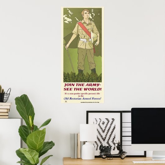 poster van het leger (Thuiskantoor)