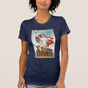 Poster van het  leger met Lady Liberty Tshirts