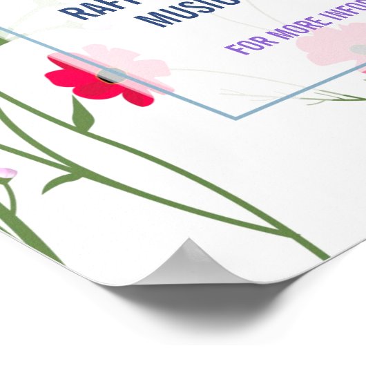 Poster van het lentesfeest Fling Flyer Spring Brea (Hoek)