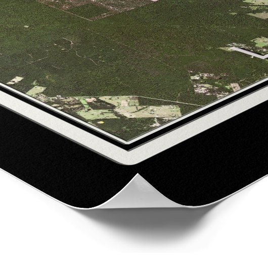 Poster van het Livingston Texas-meer (Hoek)