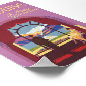 Poster van het Louise Canada Vintage Travel (Hoek)