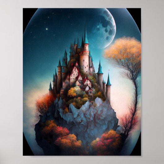 Poster van het Magical Fantasy Castle (Voorkant)