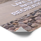 Poster van het Meade Recreational Area Sign. (Hoek)