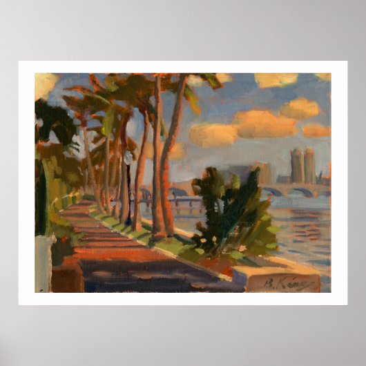 Poster van het meer (Voorkant)