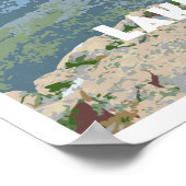 Poster van het meer (Hoek)