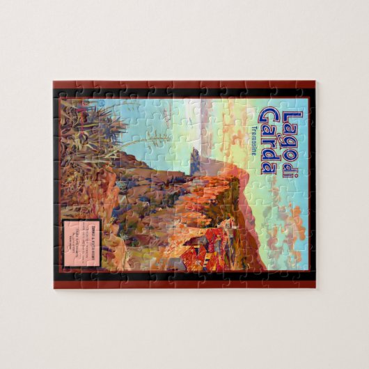 Poster van het meer Garda Legpuzzel (Horizontaal)