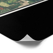 Poster van het meer Greeson Arkansas (Hoek)