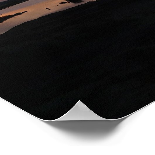 Poster van het meer Myvatn (Hoek)