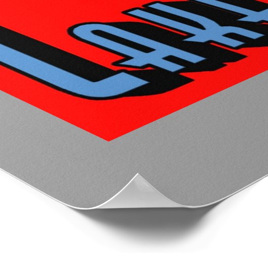 Poster van het meer Pontchartrein (Hoek)