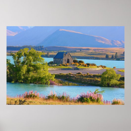 poster van het meer tekapo new zealand landscape U (Voorkant)