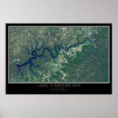 Poster van het meer van Cumberland Kentucky (Voorkant)