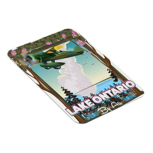 Poster van het meer van Ontario Noord-Amerikaans Magneet (Rechterzijde)