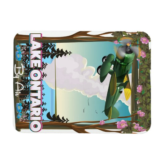 Poster van het meer van Ontario Noord-Amerikaans Magneet (Horizontaal)