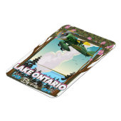 Poster van het meer van Ontario Noord-Amerikaans Magneet (Linkerzijde)