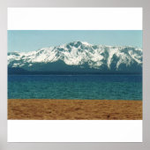 Poster van het meer van Tahoe Nevada (Voorkant)