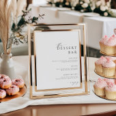 Poster van het menu Minimaal bureaublad van Ellesm