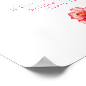 Poster van het menu Tropisch Floral Drink (Hoek)