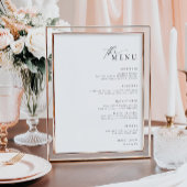 Poster van het minimalistisch weddenschap van Elle