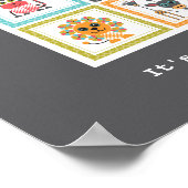 Poster van het moderne Oerwoud Safari Animals van  (Hoek)