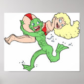 Poster van het moerasmodel (Voorkant)