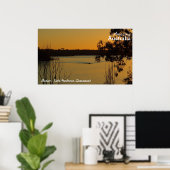 Poster van het Monduranmeer (Thuiskantoor)