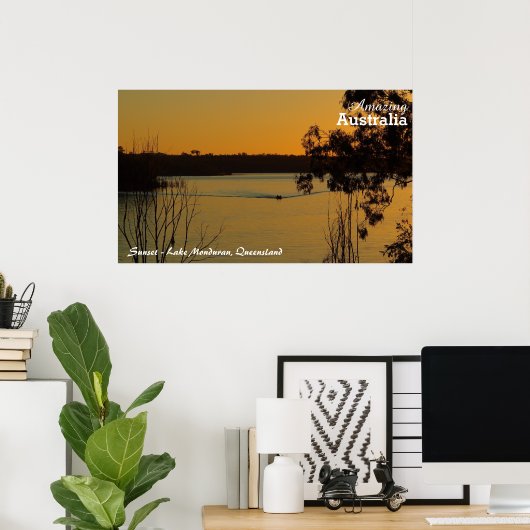 Poster van het Monduranmeer (Thuiskantoor)