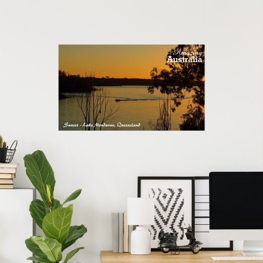 Poster van het Monduranmeer (Thuiskantoor)