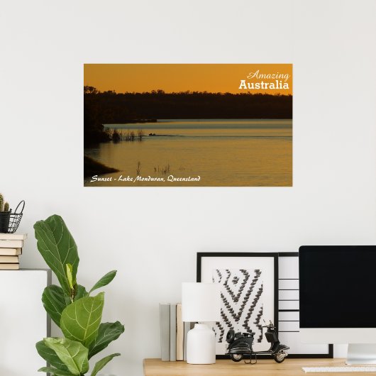 Poster van het Monduranmeer (Thuiskantoor)