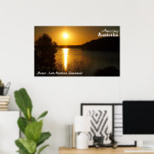 Poster van het Monduranmeer (Thuiskantoor)