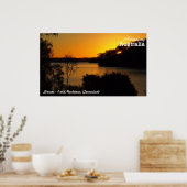 Poster van het Monduranmeer (Keuken)