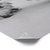 Poster van het mooie Winterscherm (Hoek)