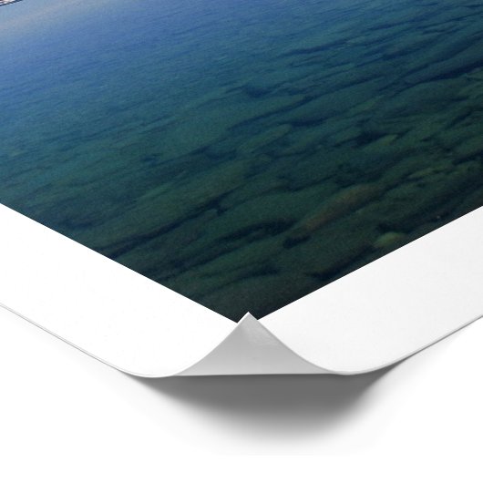 Poster van het Nationaal Park van het meer McDonal (Hoek)