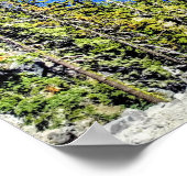 Poster van het Nationaal Park van het meer van Cra (Hoek)