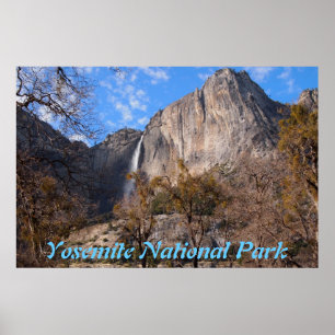 Poster van het nationaal park Yosemite
