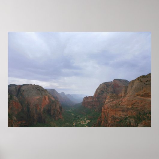 poster van het nationaal park zion (Voorkant)