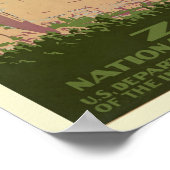Poster van het  Nationaal Park Zion (Hoek)