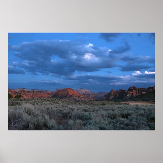 poster van het nationaal park zion (Voorkant)