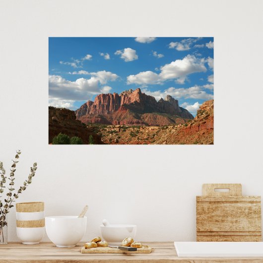 poster van het nationaal park zion (Keuken)