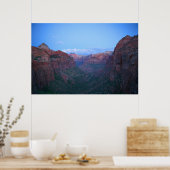 poster van het nationaal park zion (Keuken)