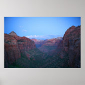 poster van het nationaal park zion (Voorkant)