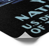 Poster van het nationale park van Yellowstone (Hoek)