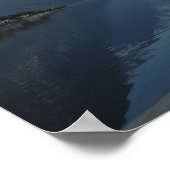 Poster van het Noorse gletsjerlandschap (Hoek)