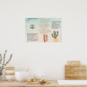 Poster van het ongeneeslijk darmsyndroom in het zi (Keuken)
