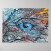 Poster van het oog van PMACarlson Dragon (Voorkant)